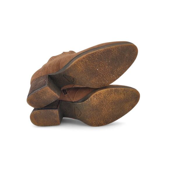 ABEO Felicity Brown Suede Ankle Booties Womens Size 9 N Orthotic Support Comfort - Picture 7 of 7